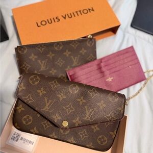 Louis Vuitton Brown Monogram Clutch